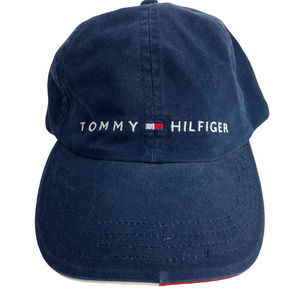 Vintage 90's Tommy Hilfiger Blue Big Flag Hat Cap